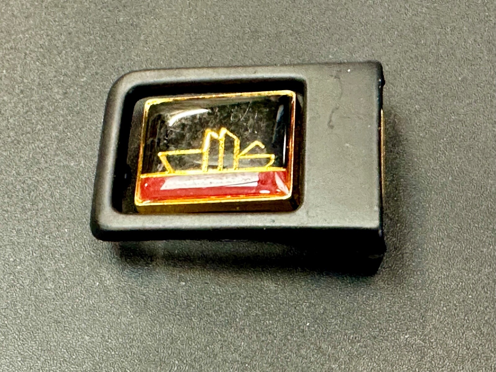 Vintage Sail Boat Nautical Retro Small Swingout Dress Style Formal Belt Buckle