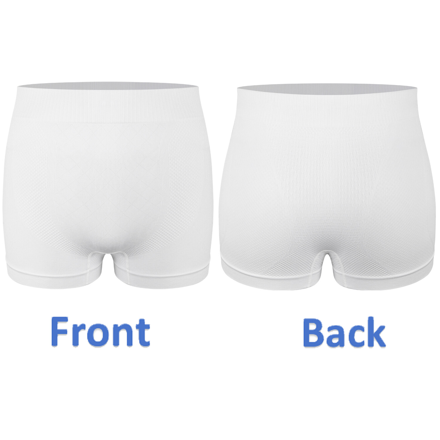 4 Pack Men Seamless Boxer Briefs Shorts Underwear Breathable Soft Stretch Trunks