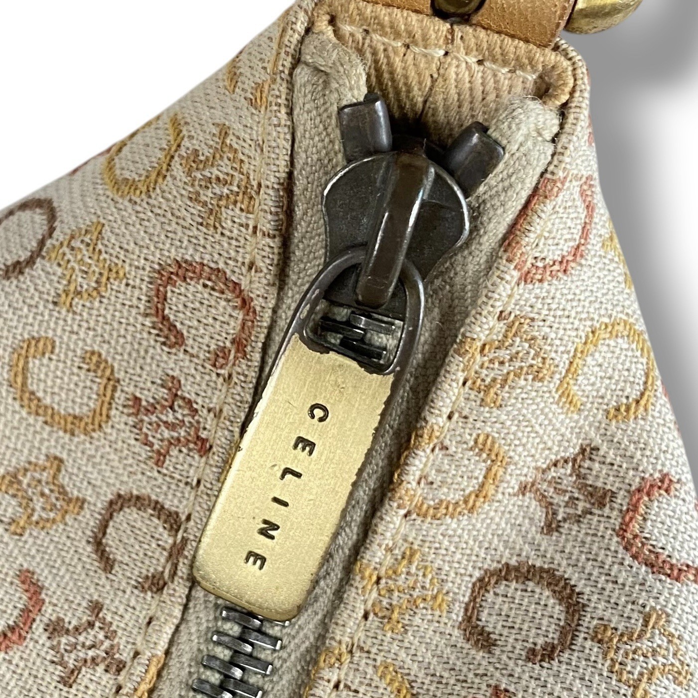 CELINE celine Handbag Accessory Pouch C Macadam Triomphe Canvas Vintage