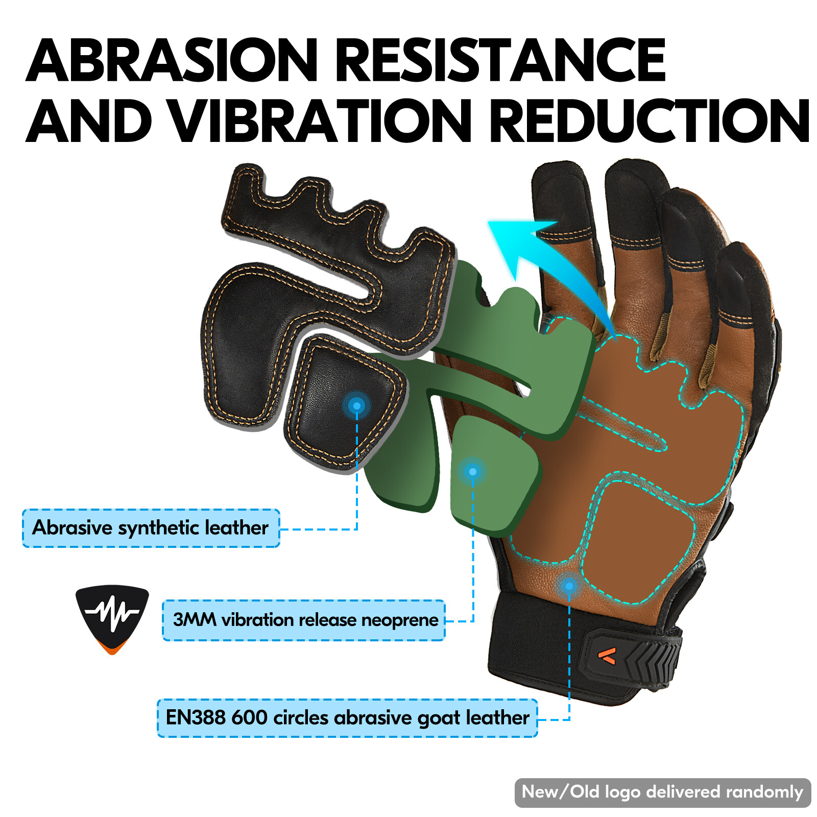 Vgo 1/2Pairs Winter Waterproof Heavy Duty Mechanic GloveTouchscreen (GA8954FW)