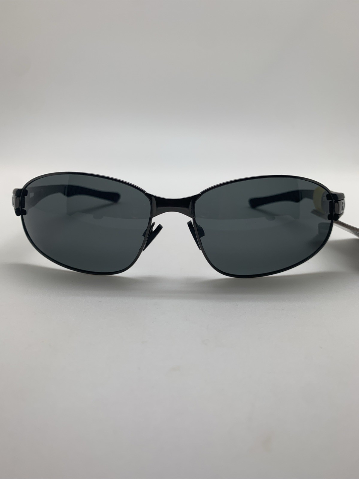 Foster Grant IRONMAN EXERT POL Gunmetal Gray/Black POLARIZED Sunglasses 100%UV