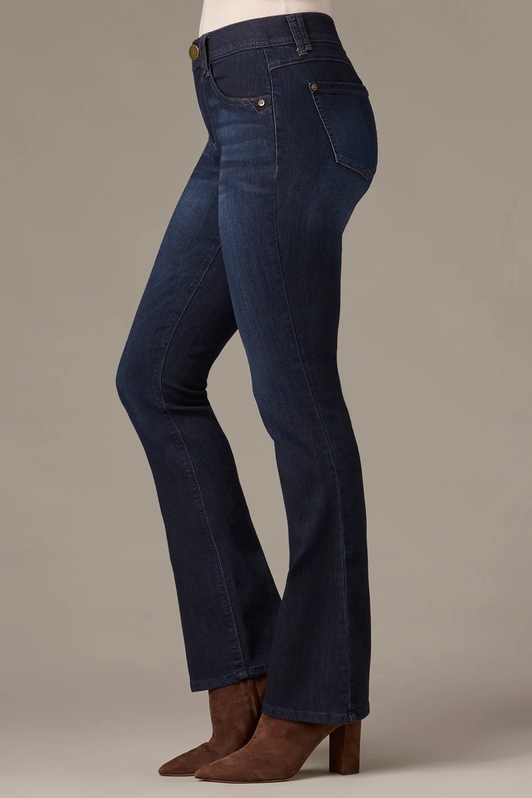 Wit & Wisdom Brittany Mid-Rise Baby Boot Jeans Size 12 Contour Shape Tech # 0067