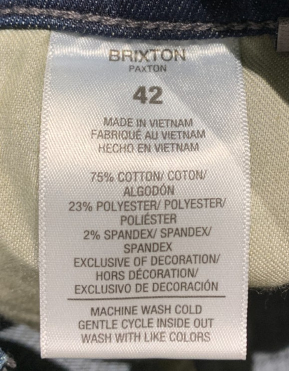 NWT JOE’S Men’s THE BRIXTON Straght + Narrow Denim Long Pants DK Blue Size 42