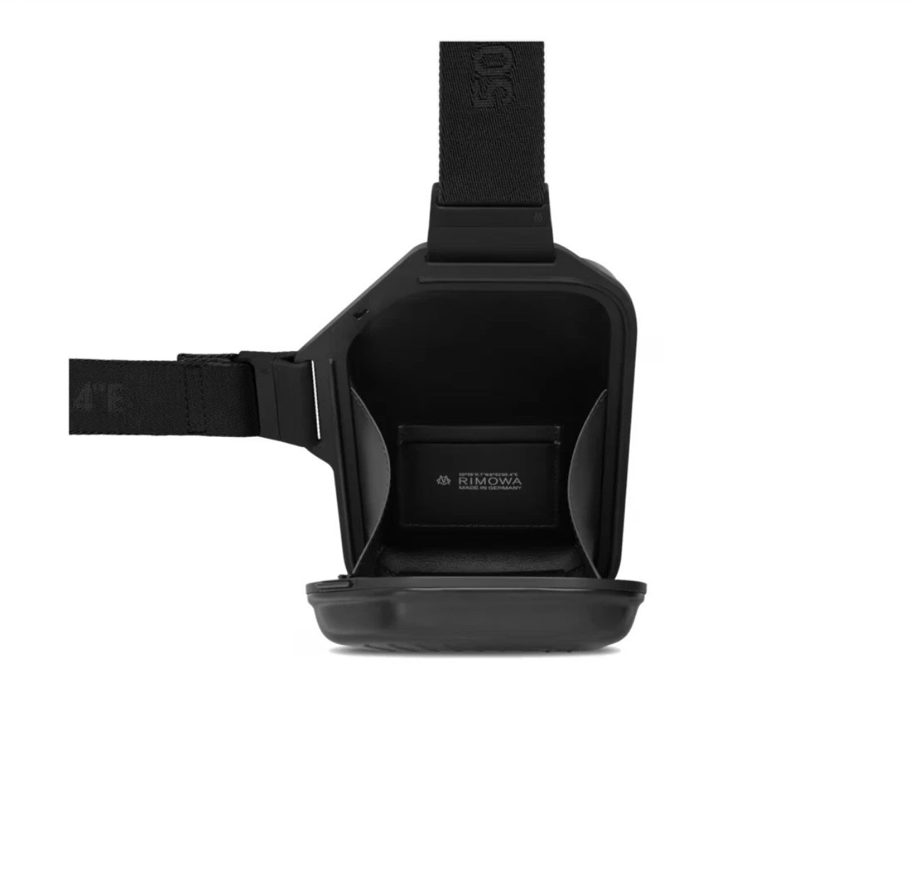 RIMOWA Personal Aluminum Sling Clutch, Black (W/O Tags)