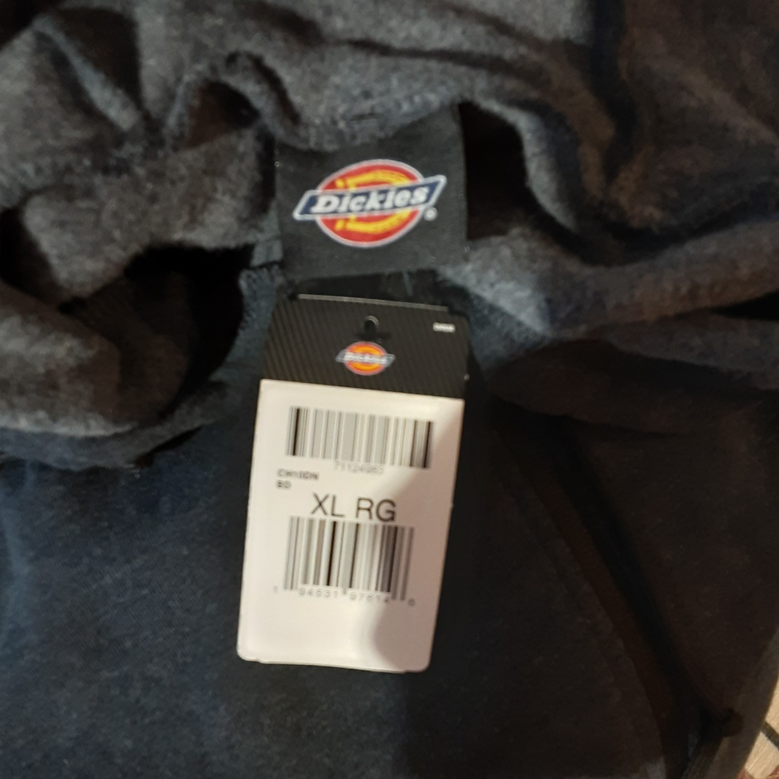 Duckies Men Dark Gray Zipup Hoodie Size Xl/Rg New With Tags (B-7)