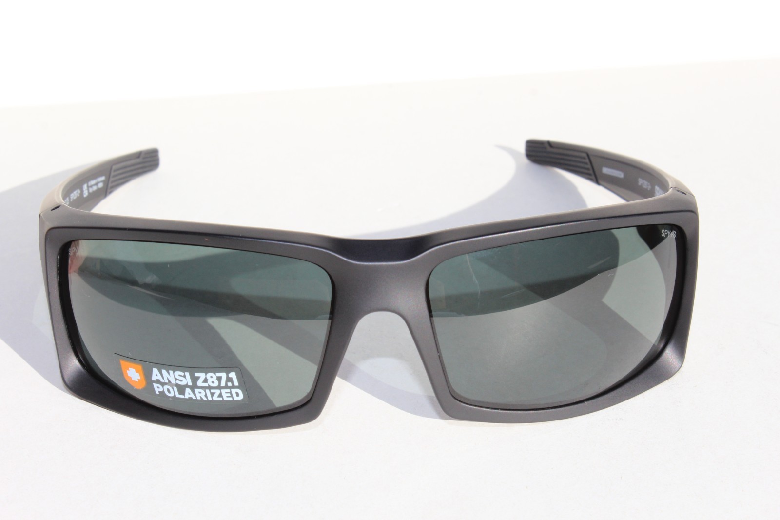 SPY OPTICS General SOSI POLARIZED Sunglasses Matte Black/Gray Green ANSI Z87.1