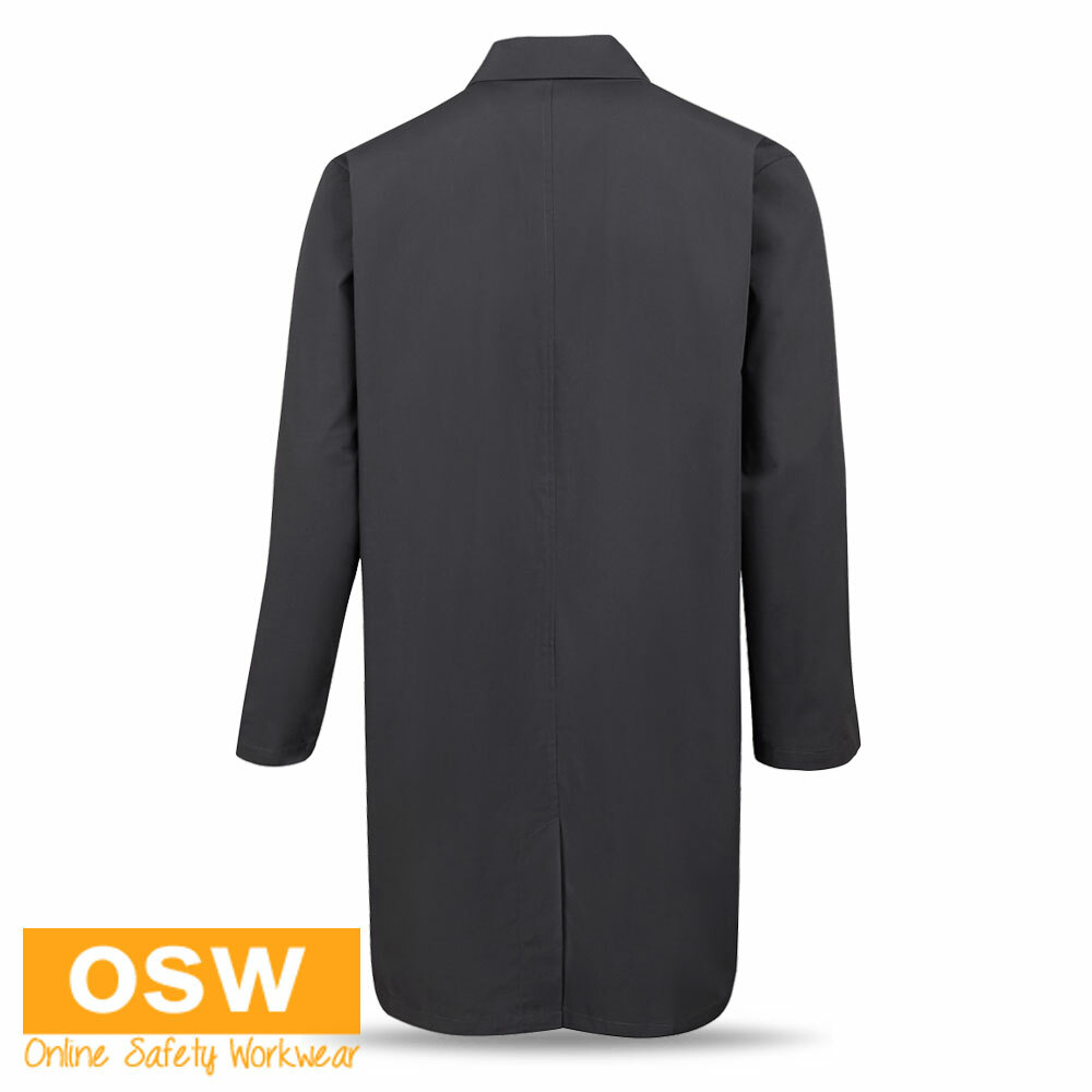 Unisex Grey Work School Lab Dust Coat – XXS, XS, S, M, L, XL, 2XL, 3XL, 4XL, 5XL