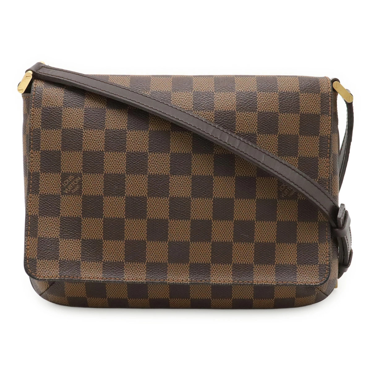 Louis Vuitton Damier N51301 Shoulder Bag Check Canvas Brown Unisex #BLB2168