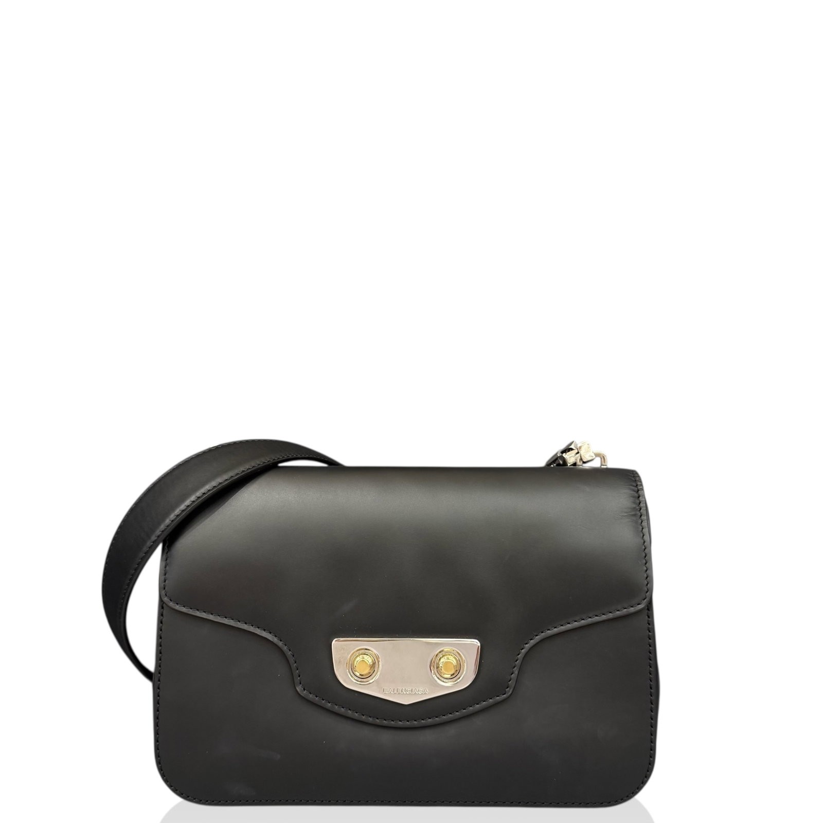 Balenciaga Flap Bag Black Soft Calfskin (qy040126j5)