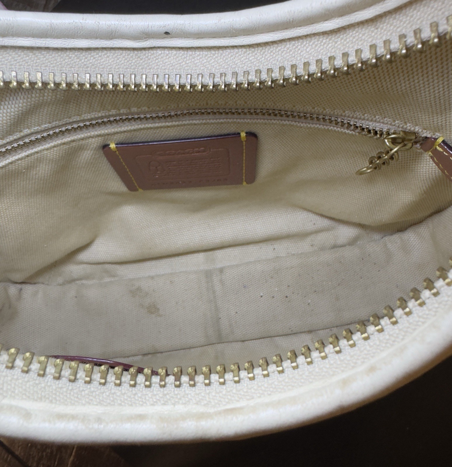 The Coach Original C2265 Ergo Bone Tote Shoulder Bag w/ Detachable Adj Strap