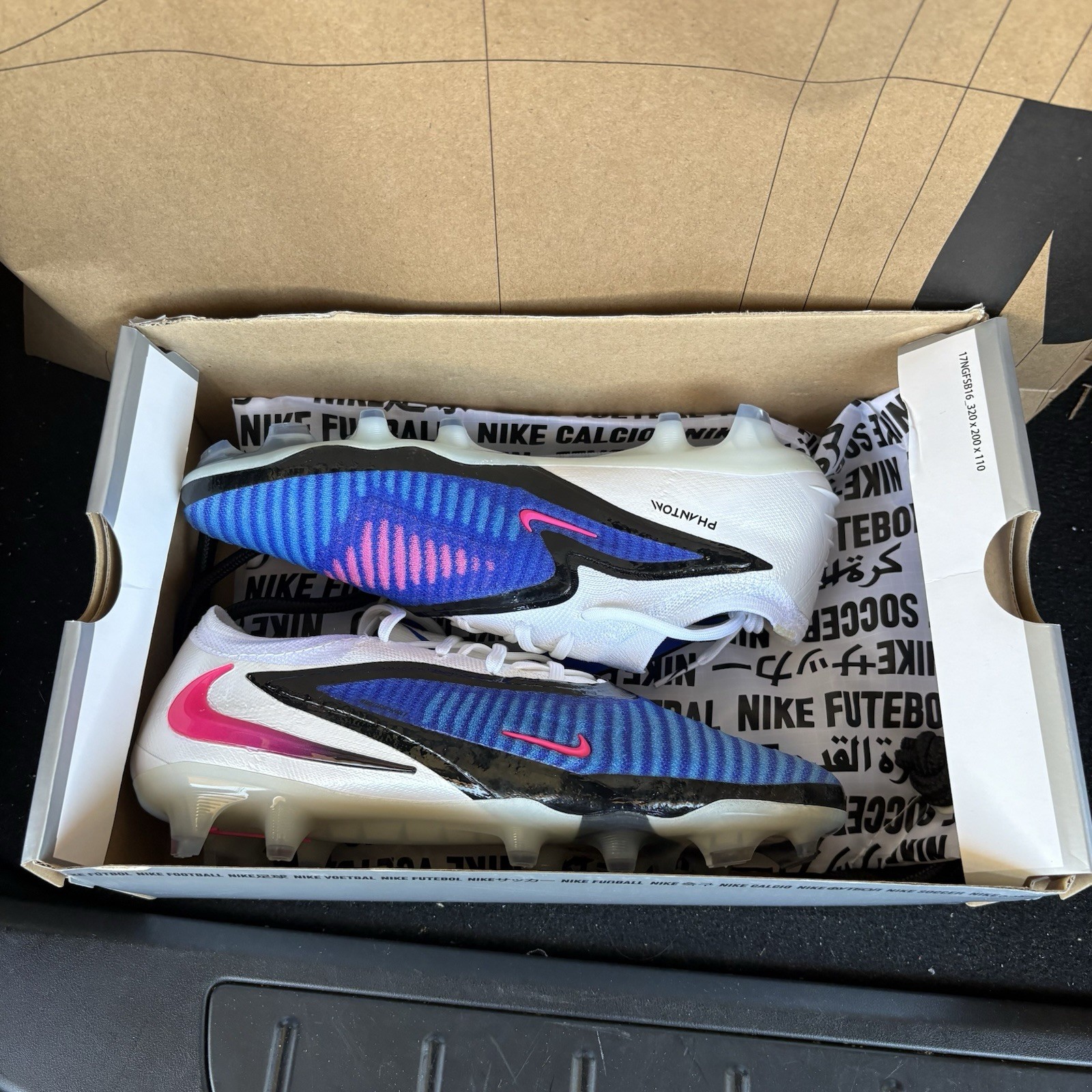 NEW Nike Phantom 6 Low Elite Racer Blue White Pink NBY HJ2146 446 Men Size 7.5
