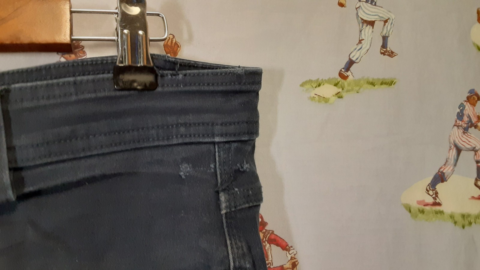 👀 Duluth Trading Co Mens 38×34 Flex Fire Hose Blue Ultimate Cargo Canvas