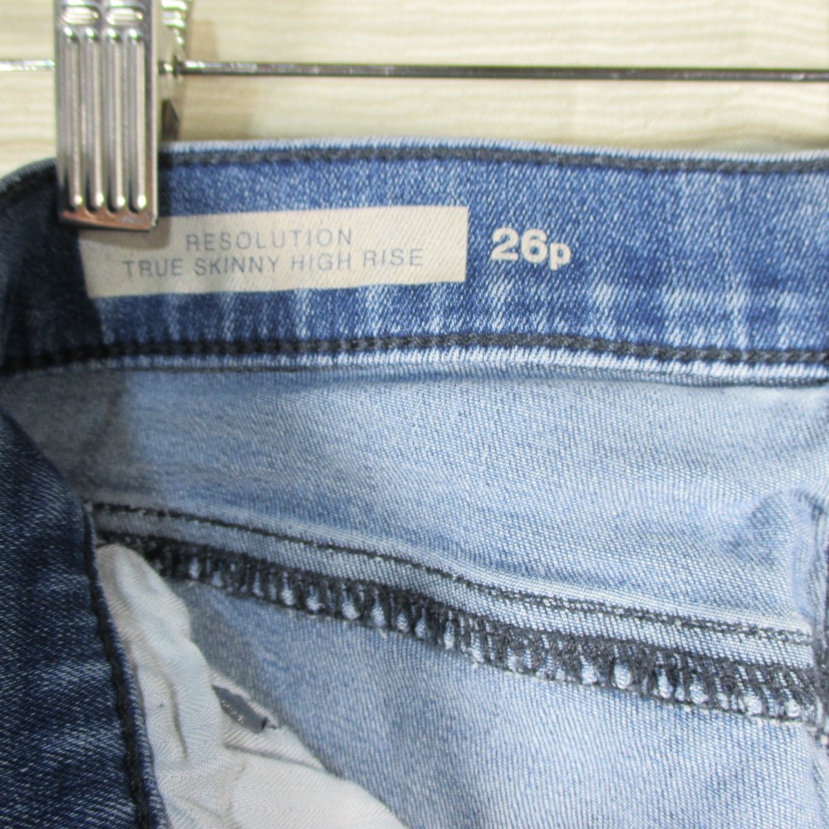 Gap 1969 Resolution True Skinny High Rise Jeans 26P Petite Stretch, Women