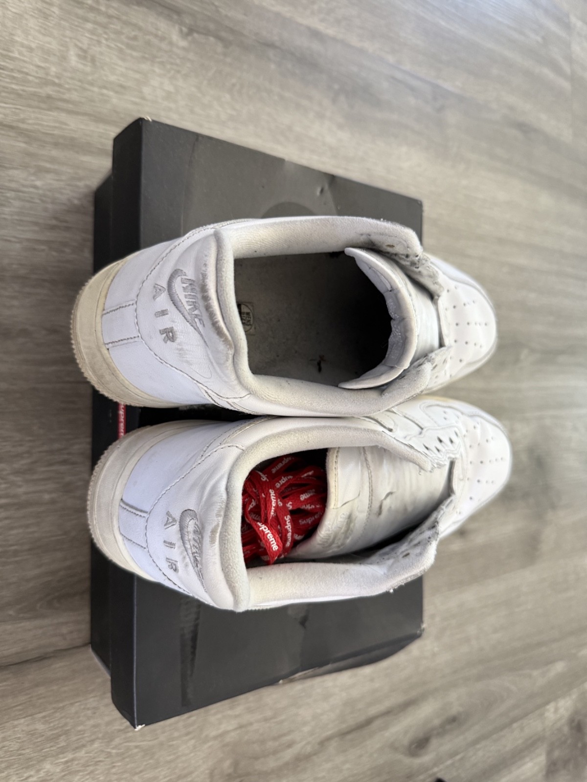 NIKE Air Force 1 SUPREME Low Box Logo – Size 11