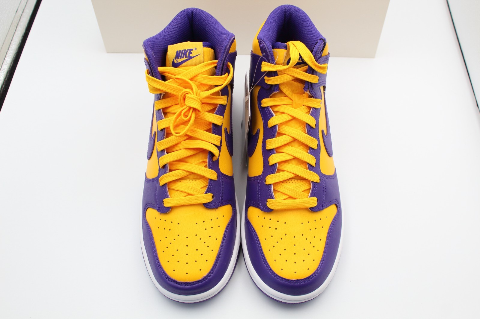 Nike Dunk High Retro Lakers DD1399-500 Yellow Purple Men’s US4-14 NEW