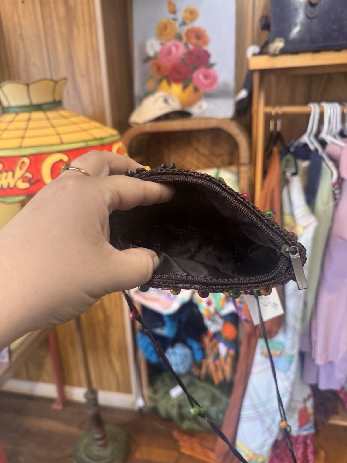Coconut Shell Beaded Sling Bag for Women Crossbody Bag for Women