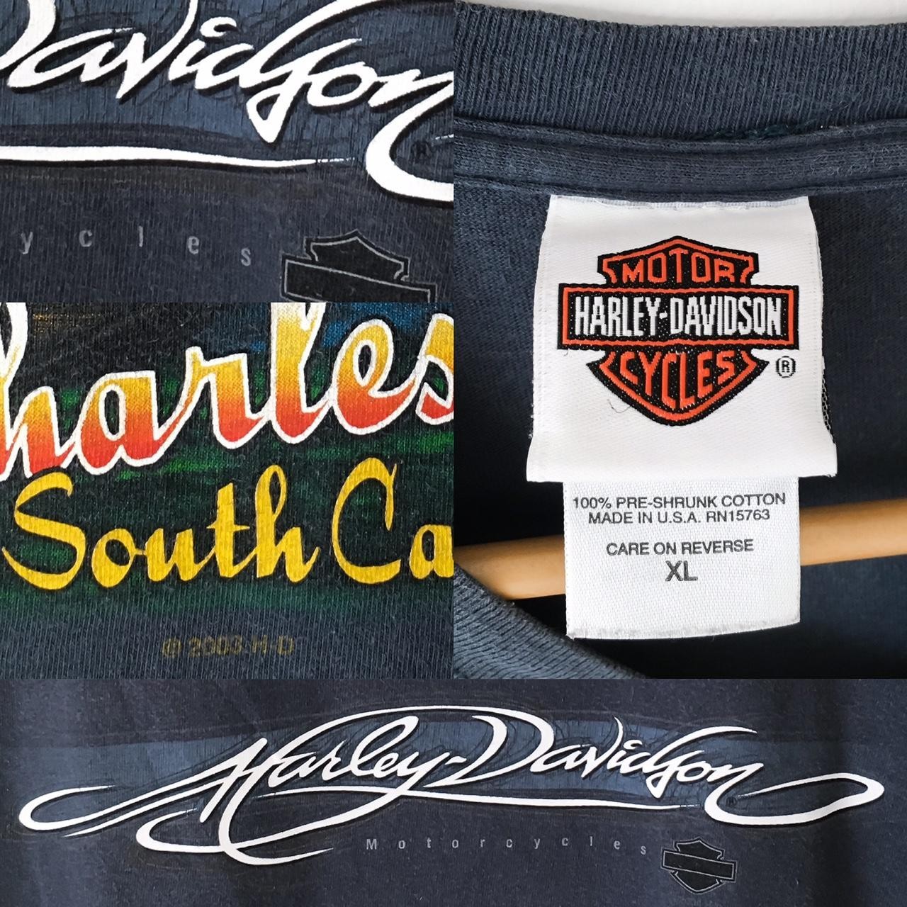 Y2K Harley-Davidson Motorcycles Charleston, North Carolina XL Gator T-Shirt