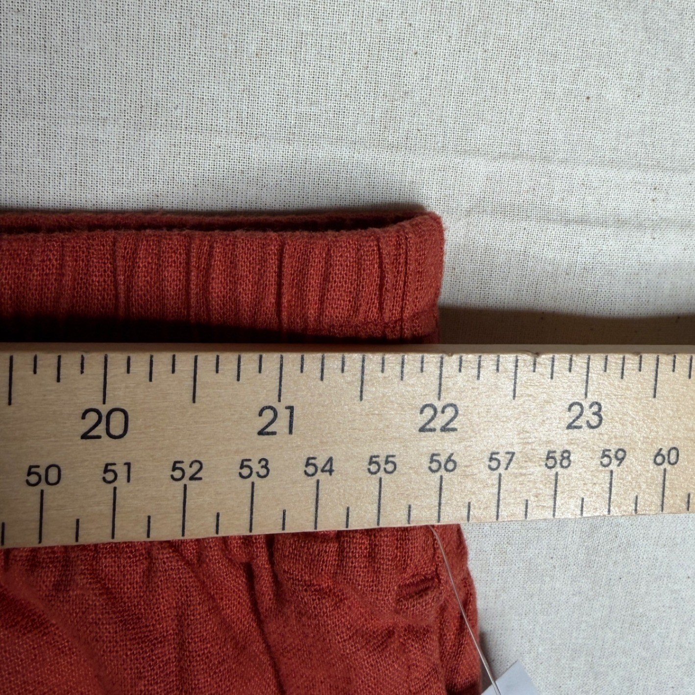 New Old Navy Linen Blend Comfort Waistband Short size 2X Orange