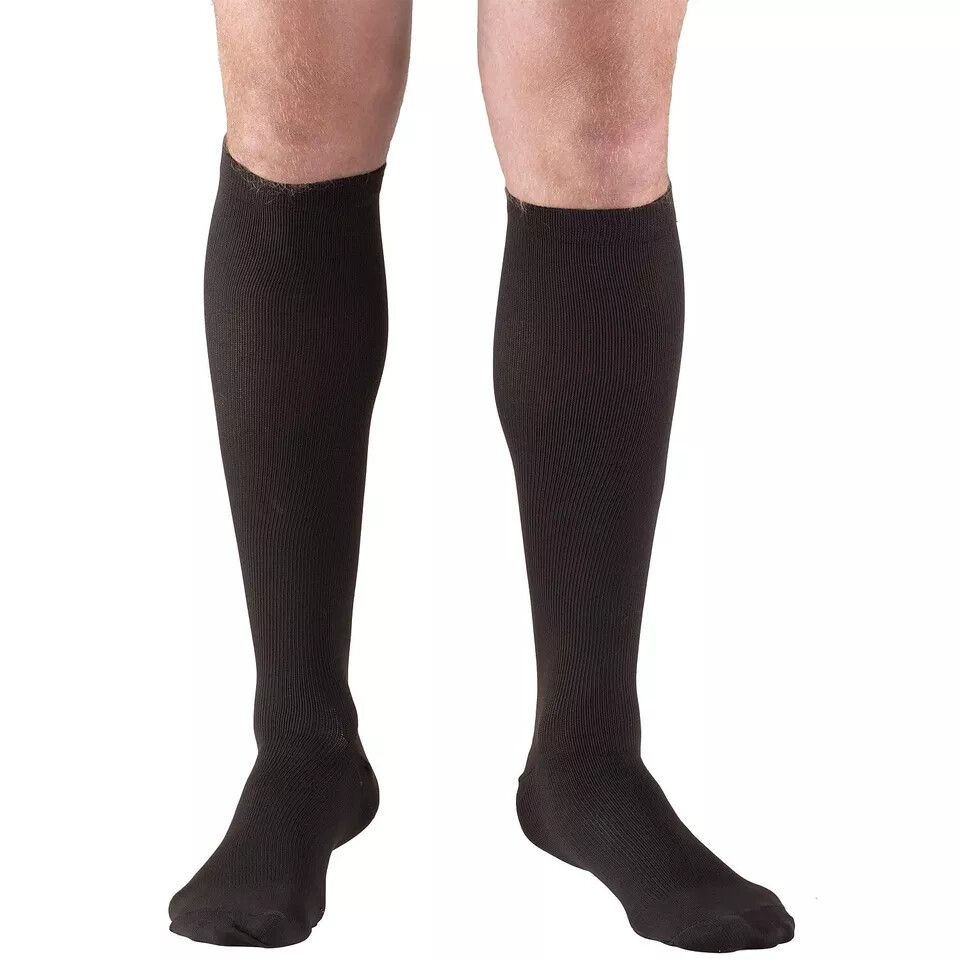 TruForm 1954 Men’s Over The Calf Dress Socks Compression 30-40 Pick Size & Color
