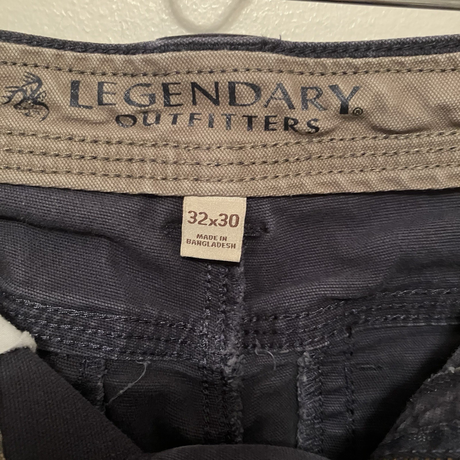 Legendary Outfitters Men’s Stretch Canvas Pants 32×30 Blue Outdoor Gorpcore