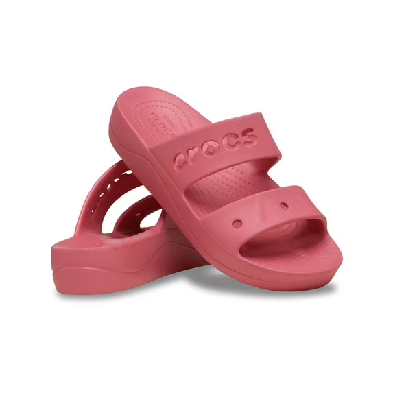 Crocs Adult Unisex Baya Platform Slide Sandal Hot Blush MEDIUM