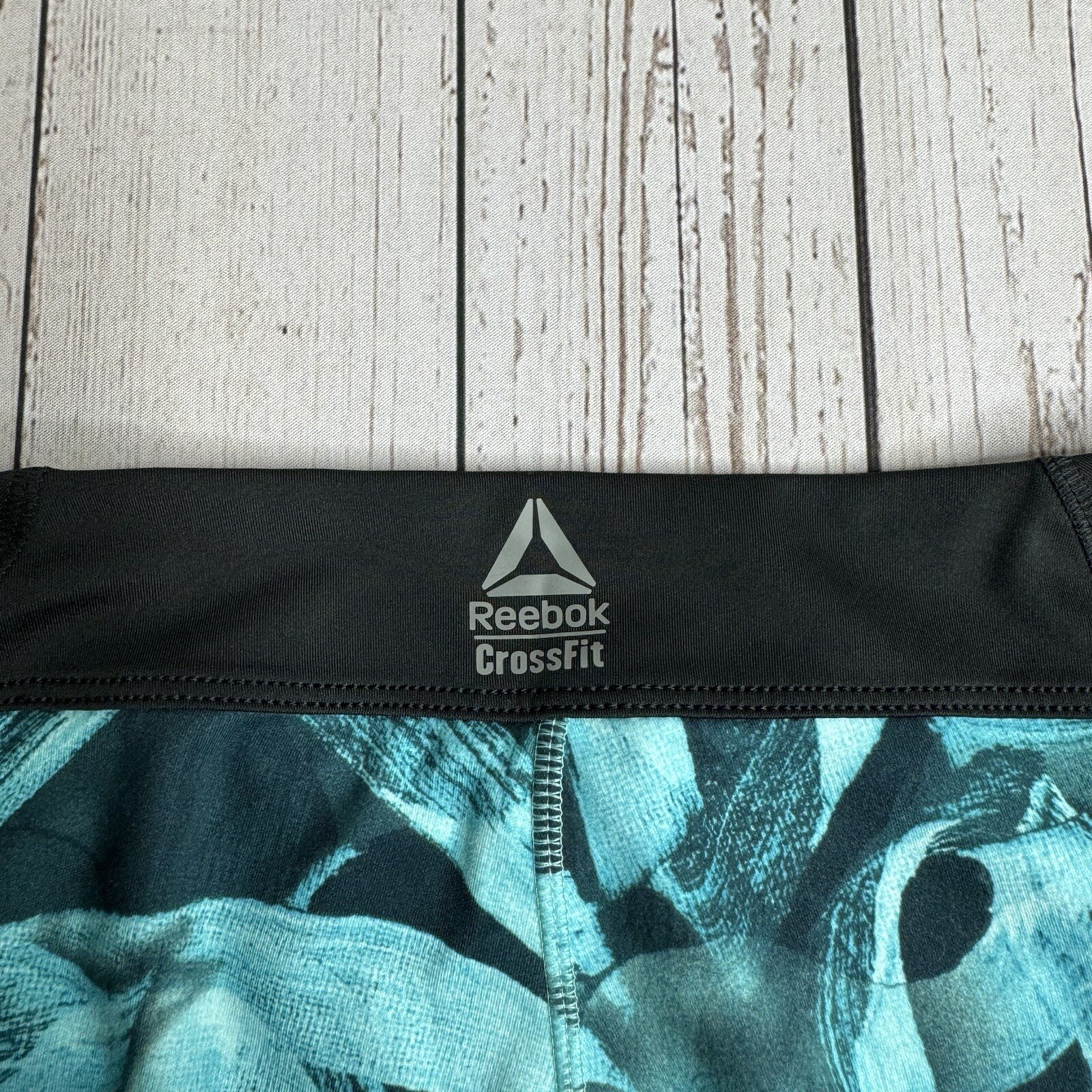 Reebok Crossfit Speedwick Compression Leggings Full Length Womens Small Teal