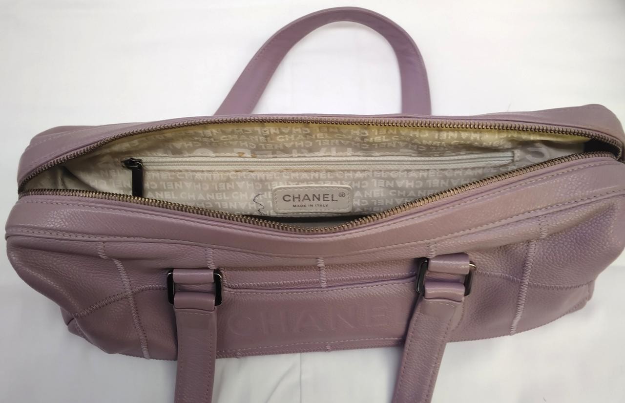 Chanel chocolate bar stitch mini boston h1_1207