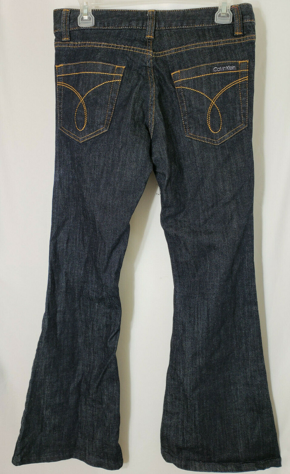 Calvin Klein Womens Denim Flare Jeans SIZE 6 30Wx29L