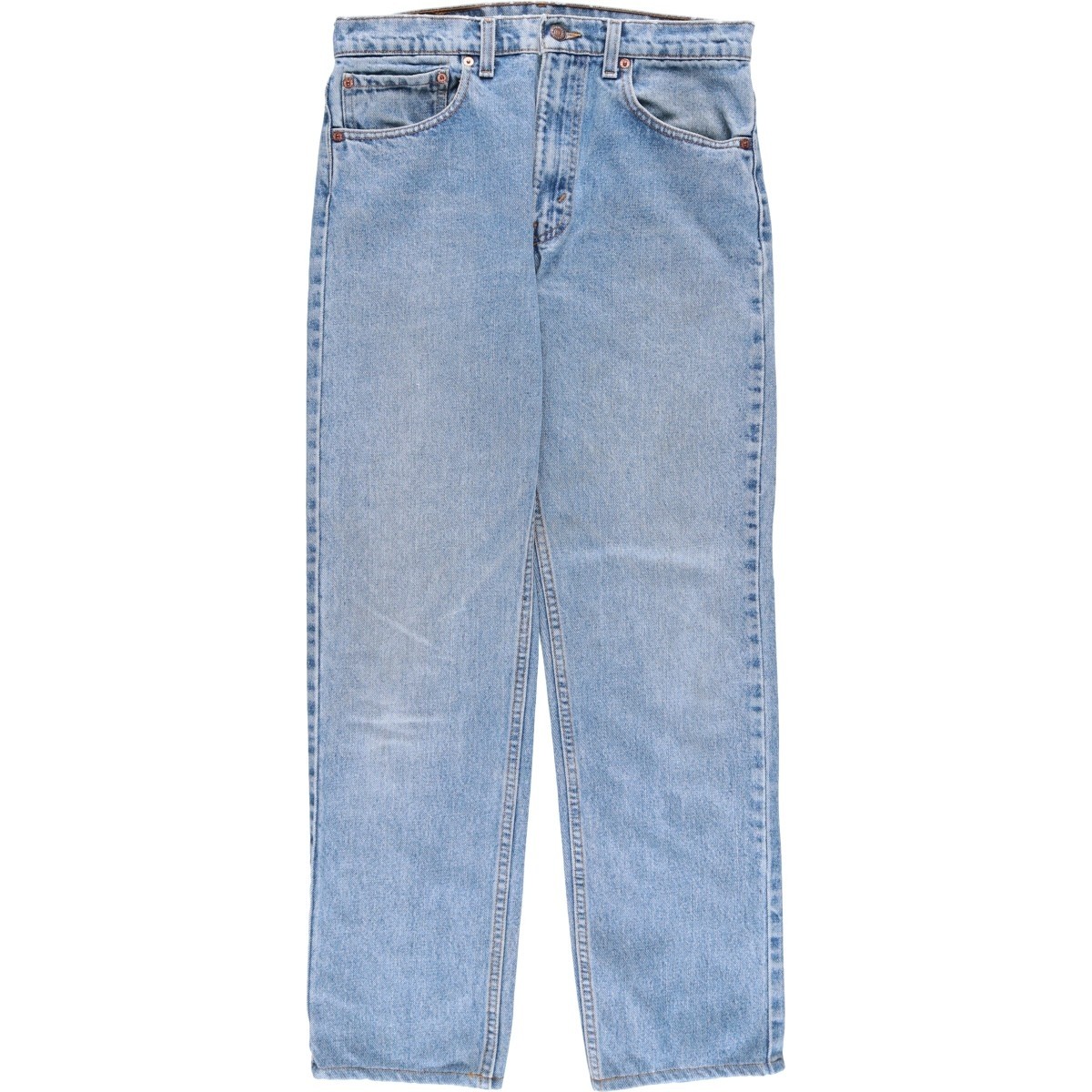 Used 1990’S Levi’s 00505-4891 Regular Fit Straight Leg Tapered Denim Pants M…