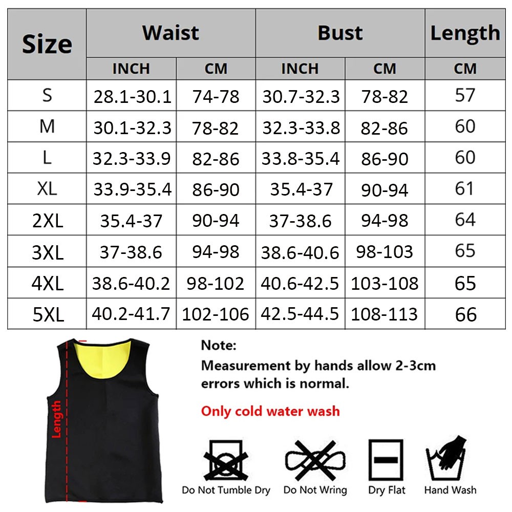 Men Gynecomastia Compression Tank Top Sauna Sweat Vest Fitness Body Shaper Belt