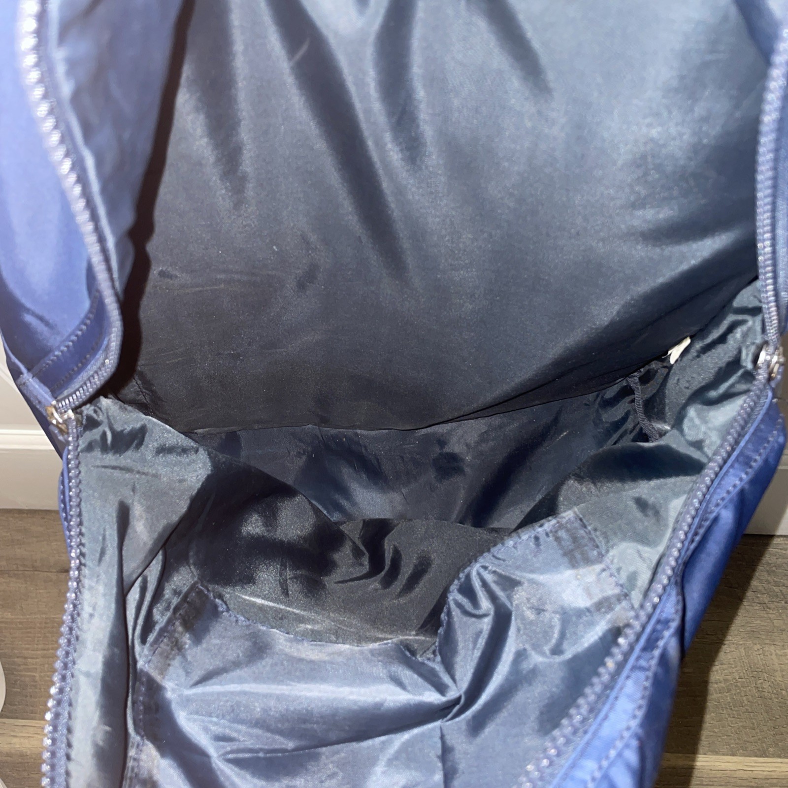 Tommy Hilfiger Navy Blue Nylon Backpack Mini Classic Rubber Logo Pack School