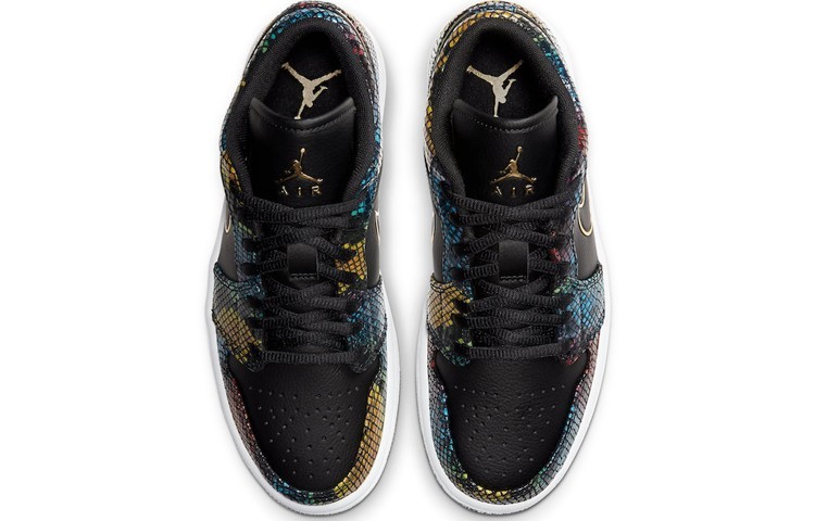 Jordan 1 Low Multicolor Snakeskin 2020 Womens CW5580-001