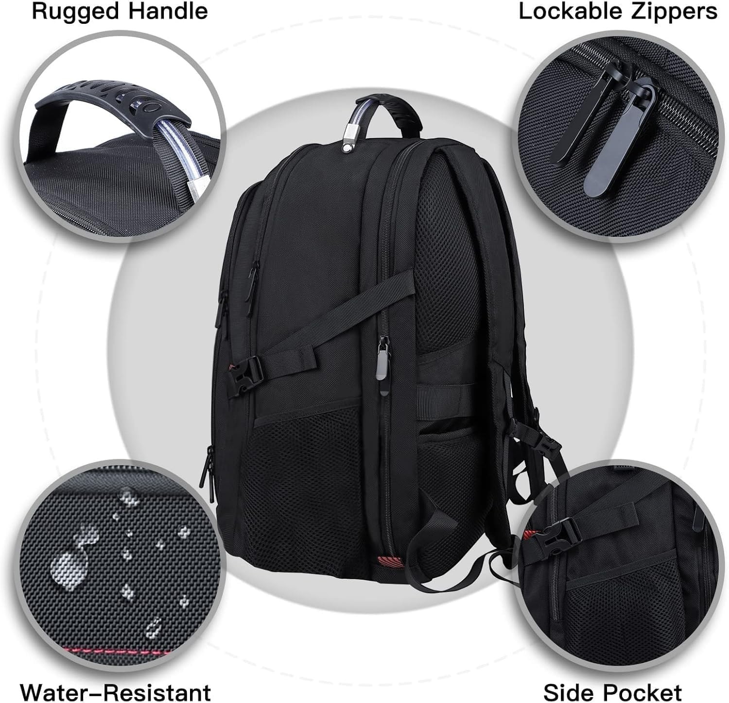 ANTERK Extra Large Travel Laptop Backpack 17.3 In Carry on Backpack for Men