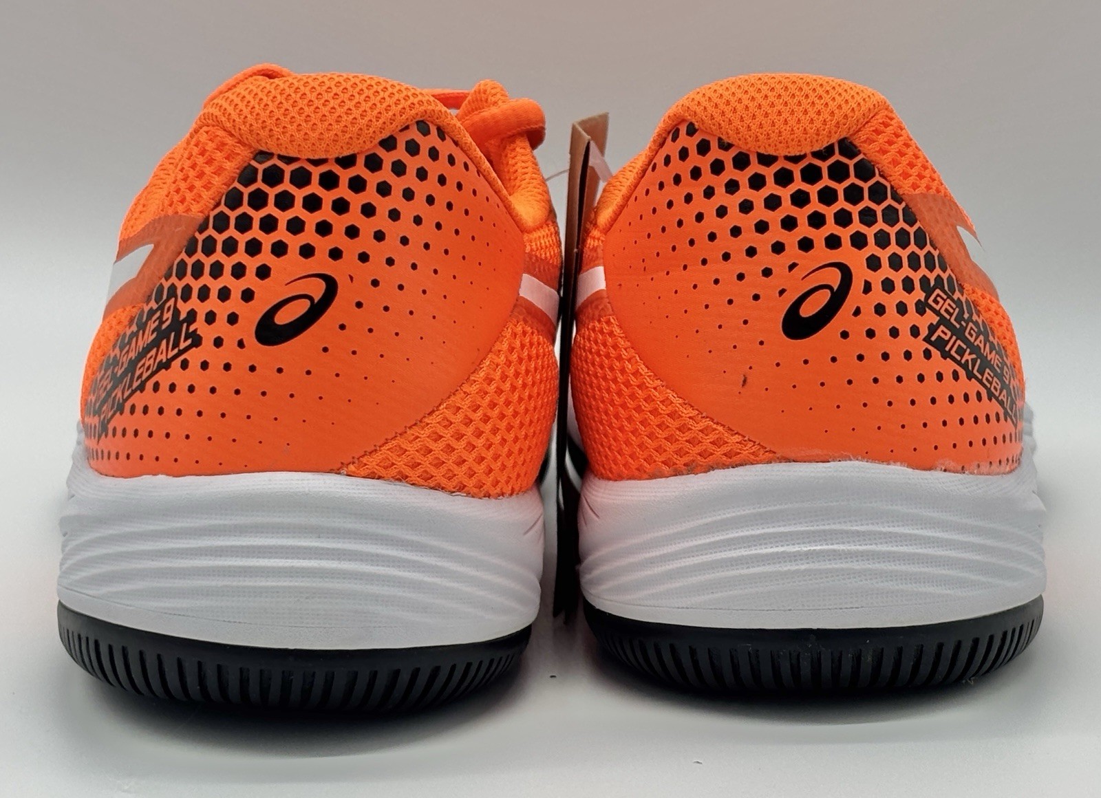 ASICS Gel Game 9 Pickleball Shocking Orange Size 7.5 1041A416 800