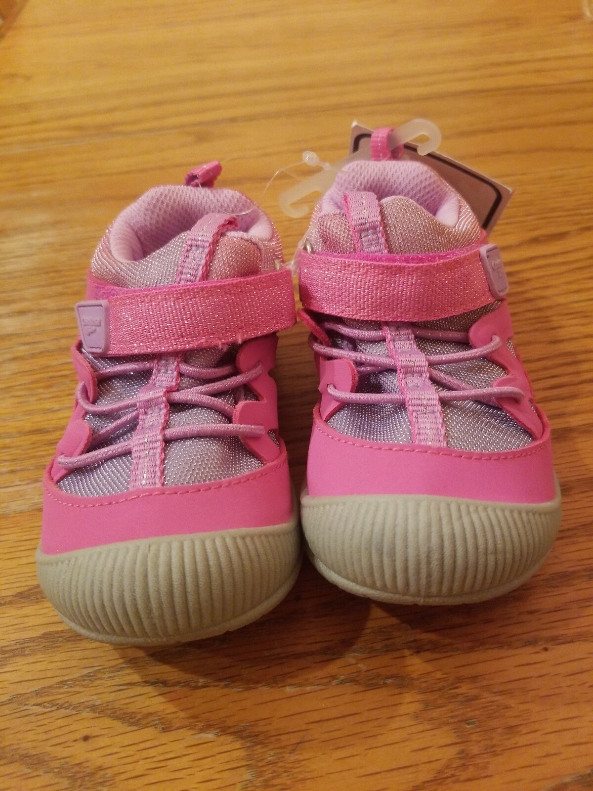 New Girls OshKosh B’gosh Shoes Play Wash Replay Purple Pink 5 6 7 8 9 10 11 12