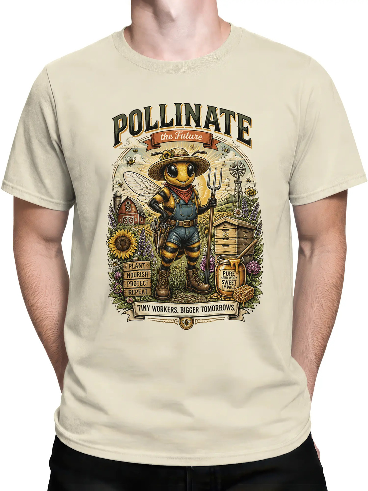 Pollinate Tomorrow Bee T-Shirt | Unisex