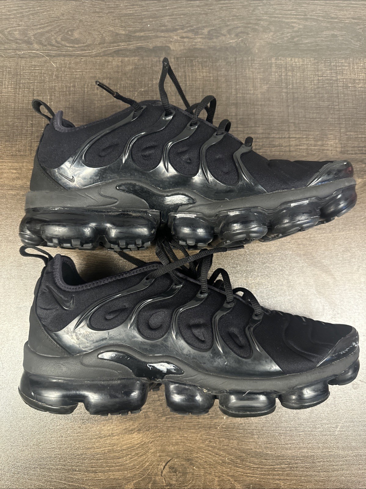 Nike Air VaporMax Plus Triple Black 924453-004 Men’s 10 (NO BOX) Review Pics W9