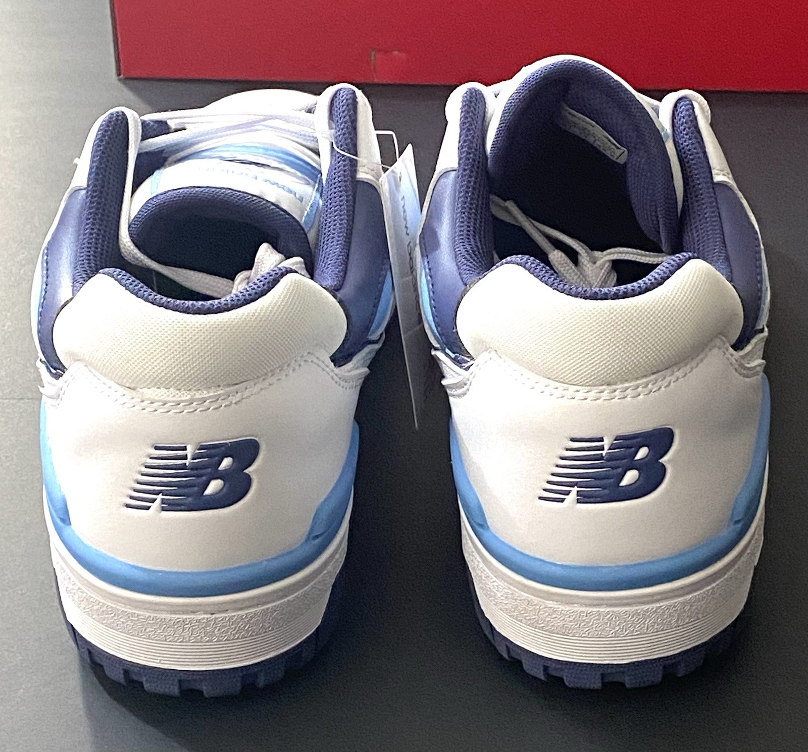 New Balance 550 UNC White University Blue Men’s Size 8 D Medium 550 SL Golf