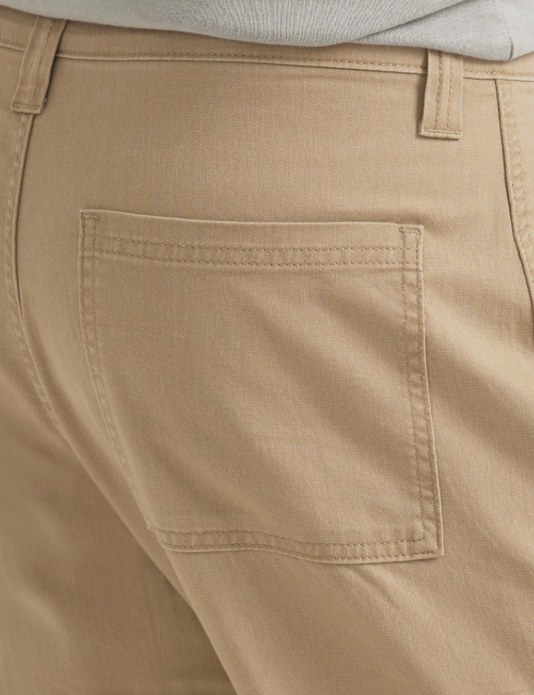 Men’s Wrangler Relaxed Fit Comfort Flex Waistband Cargo Pants Grain CHOOSE SIZE