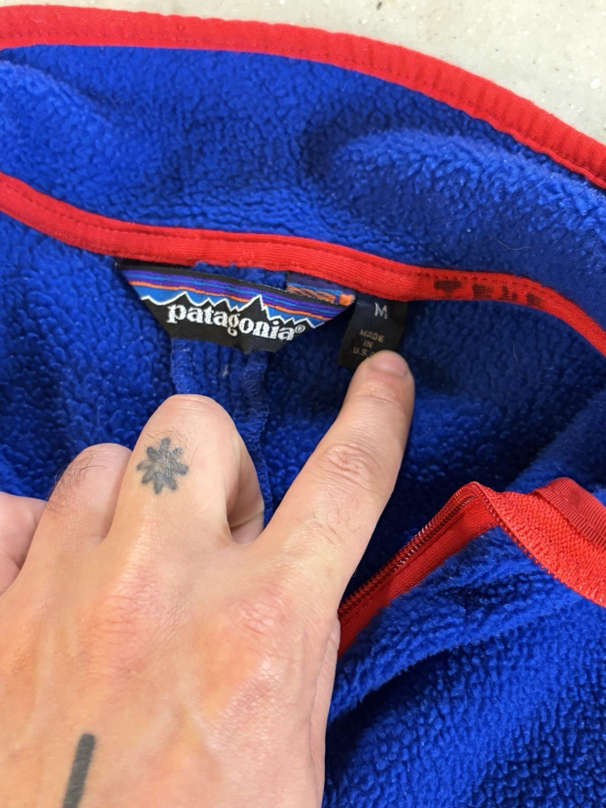 Patagonia Vintage Zip Up Fleece Medium Us Made