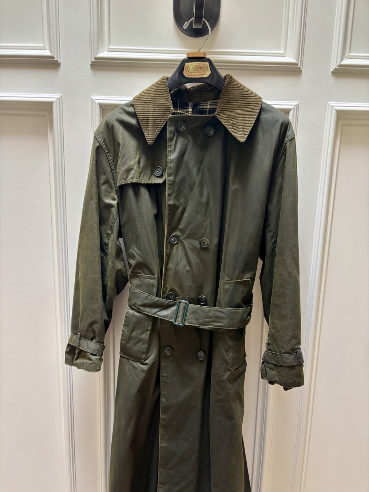 Limited Edition Vintage ’94 A600 Sage Barbour Trench Coat C42/107cm