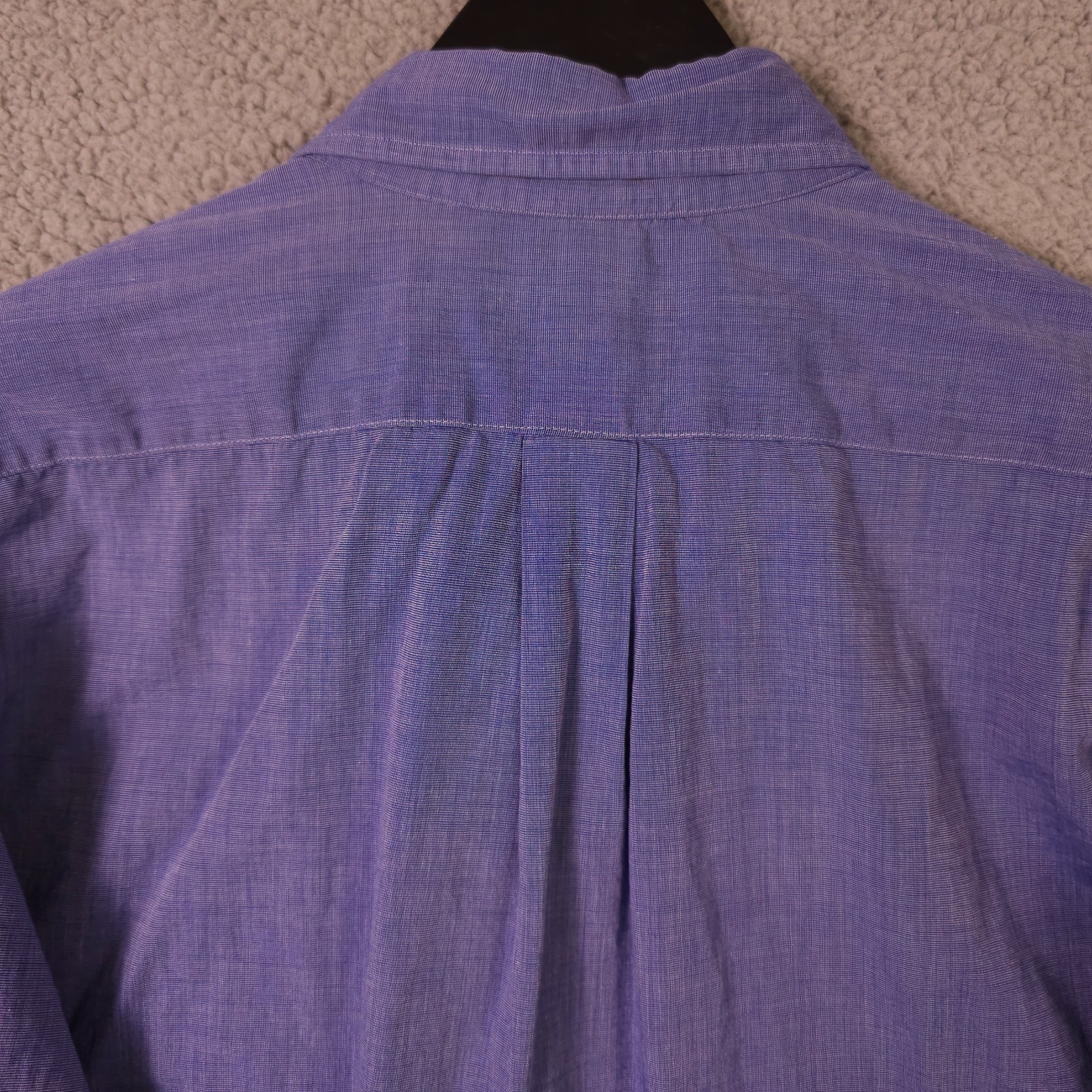 VTG Brooks Brothers Makers Shirt Men 16 1/2 32 Blue Long Sleeve Button Down USA