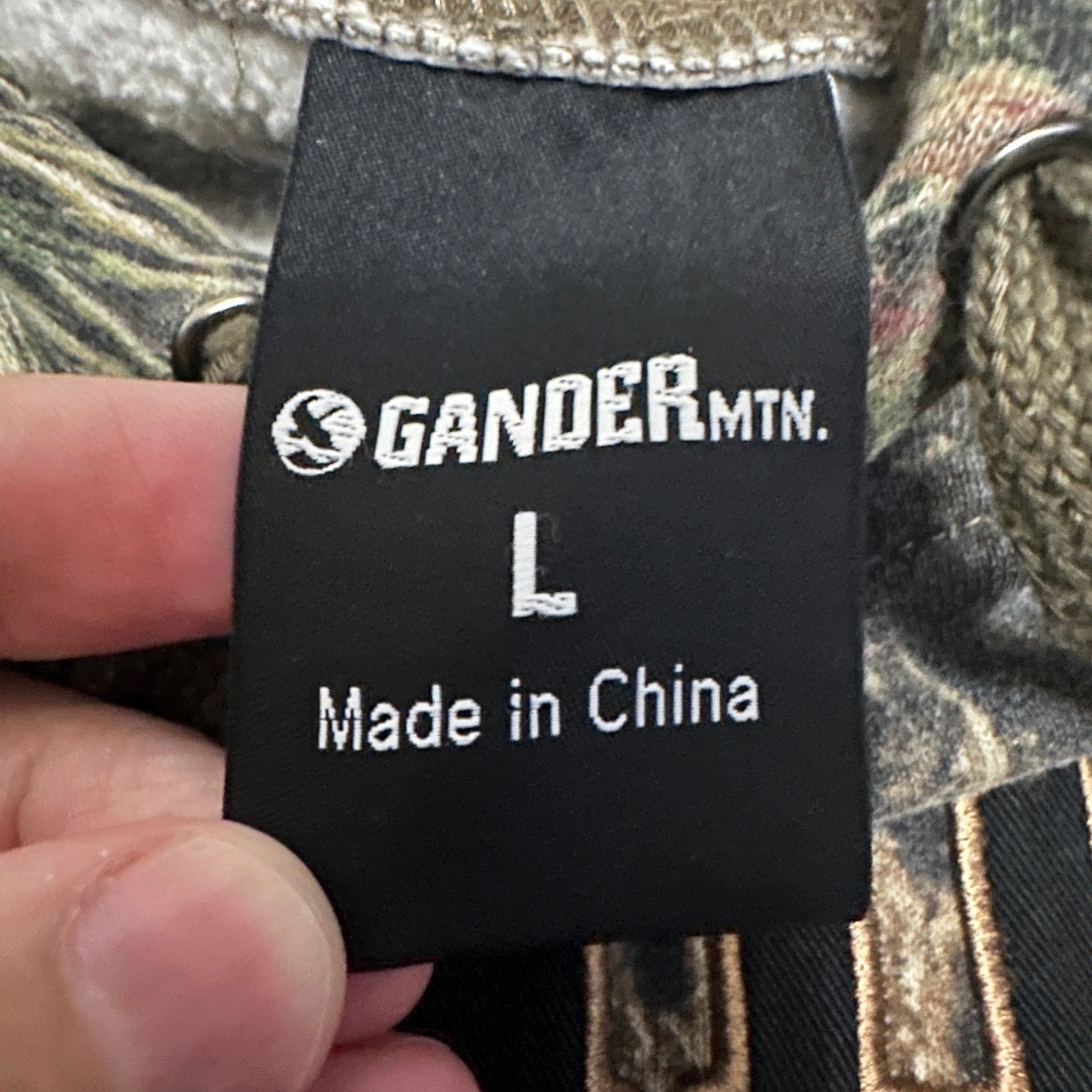 Gander Mountain Mens Mossy Oak Camo Hoodie Sweatshirt Large 16W-KN606S16