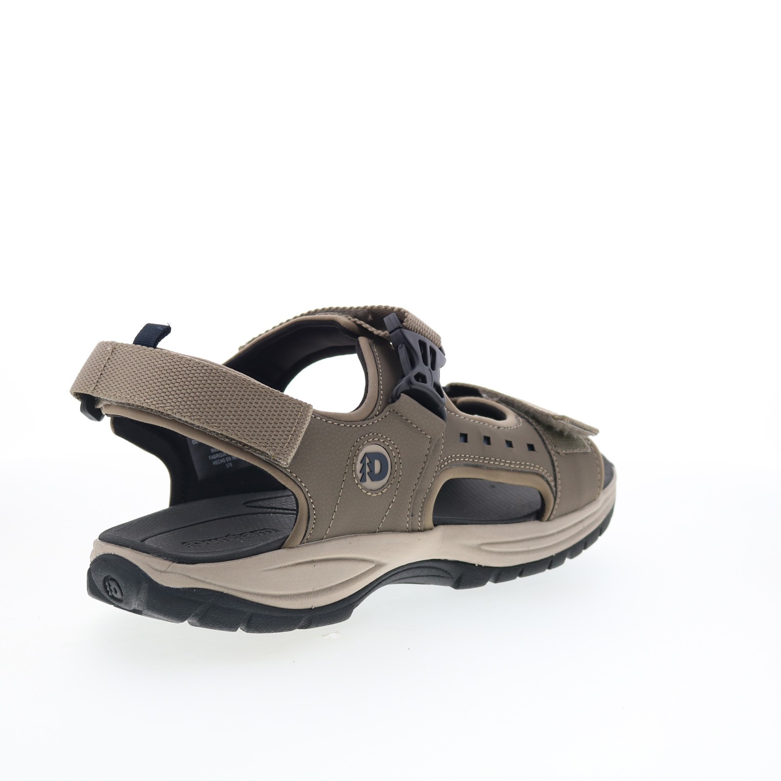 Dunham Nolan Water Friendly Mens Brown Extra Wide 4E Sport Sandals Shoes