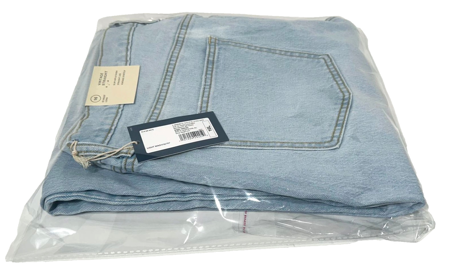 Universal Thread Women’s High-Rise Vintage Straight Jeans Light Blue Size 16L