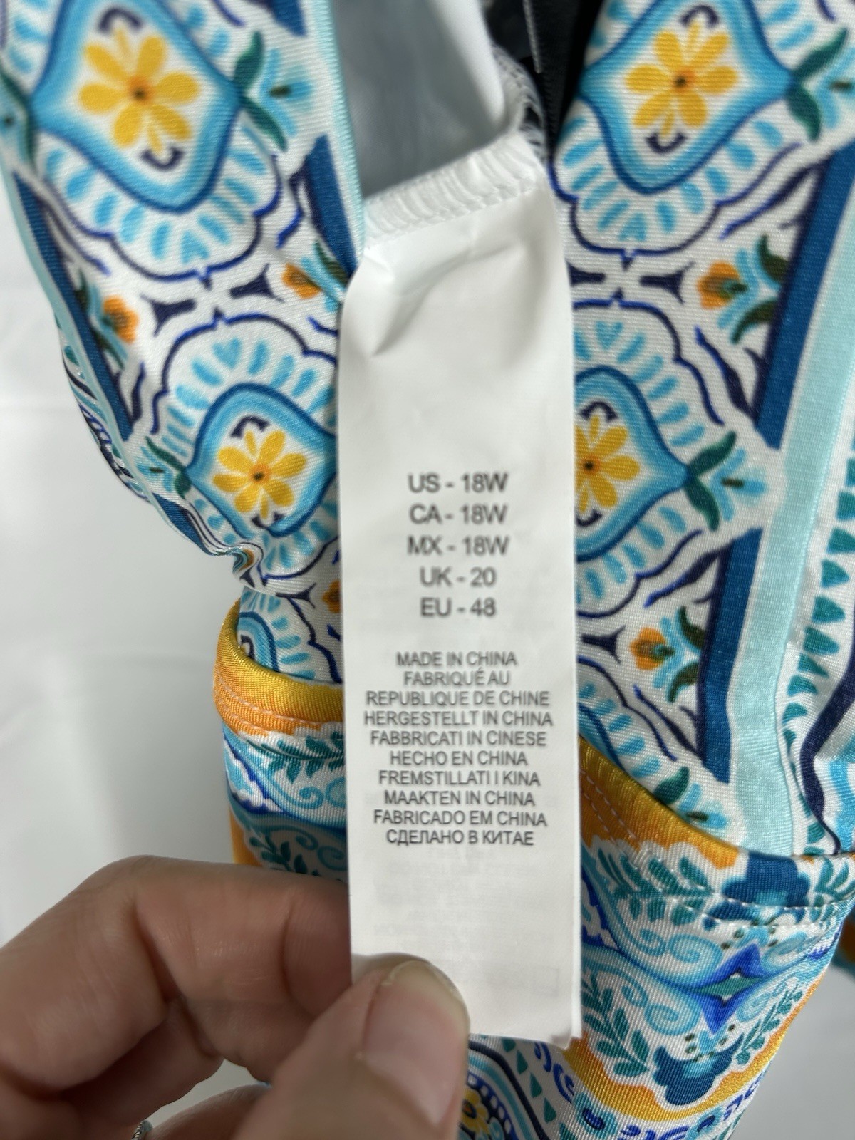 La Blanca Womens 18W Mediterranean Tankini Top Tummy Control Convertible Staps