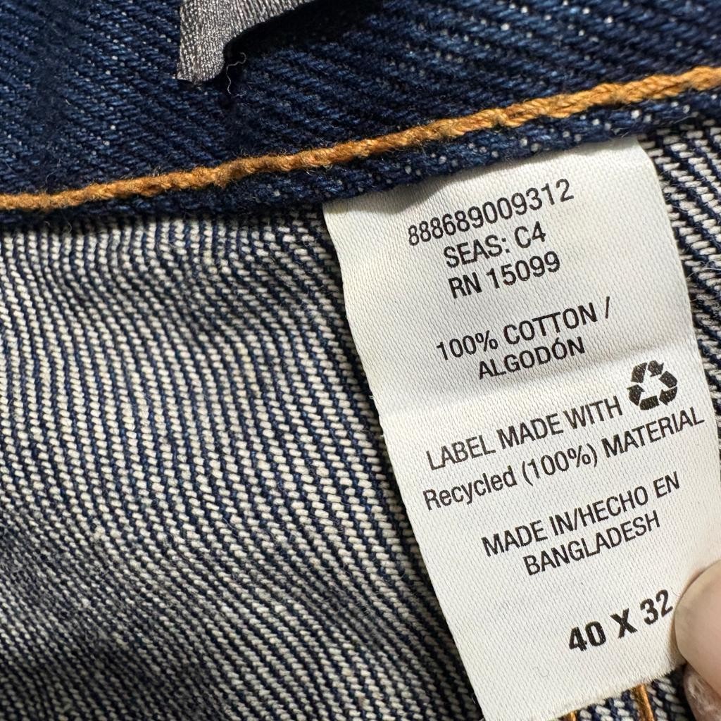David Taylor Collection Mens Jeans 40×32 Dark Wash Blue Denim Straight Leg