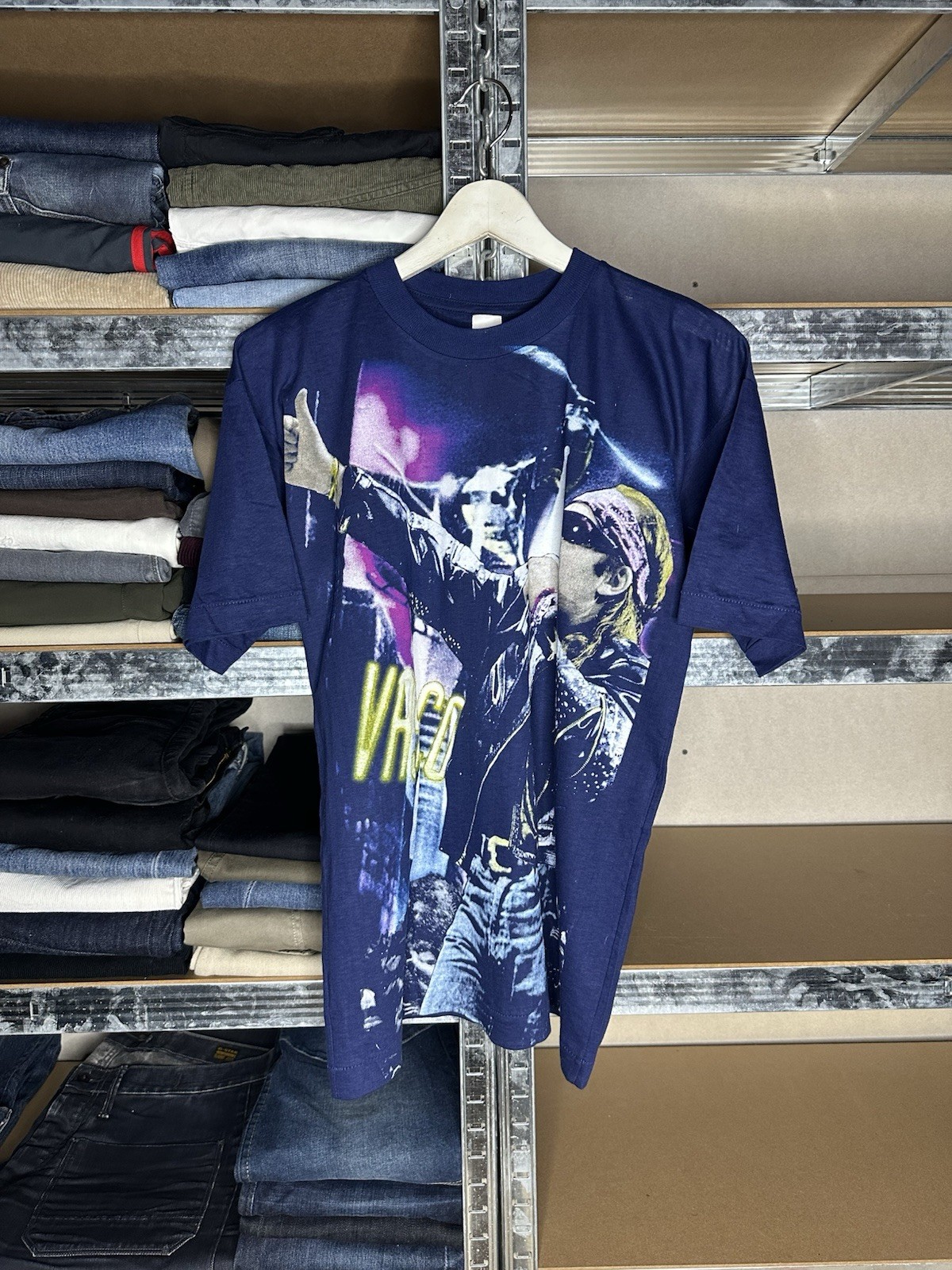 Vasco Rossi In Concerto Tour 1993 Vintage T Shirt Italian Rock Tee
