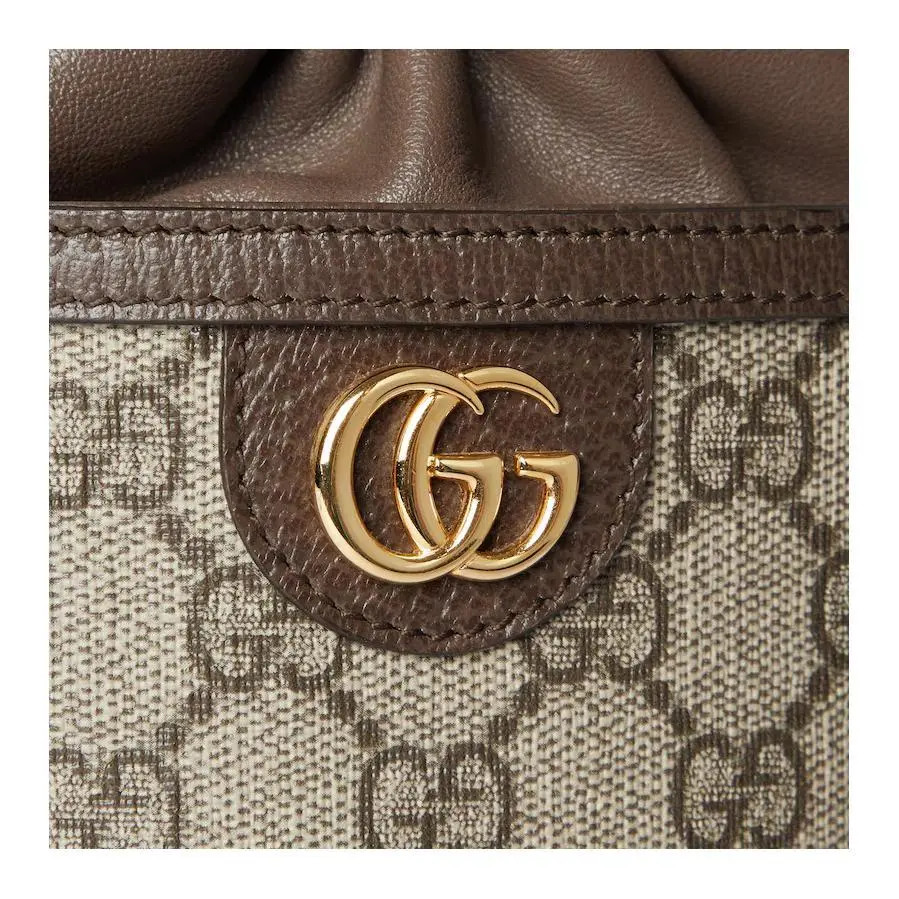Gucci Ophidia Canvas Bag Bucket Bag Handbag Mini Women’s 4.5x3x7.8 in