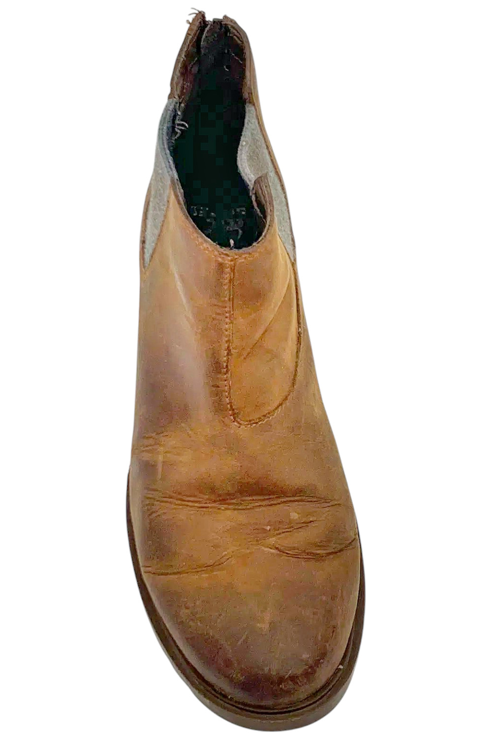 SOREL Women’s Emelie II Chelsea Leather Heel Dark Amber/Tobacco
